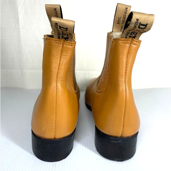 D'ALEX Leather Chelsea Boot Size 7 Western Cowboy Casual Pull On Fall - Picture 4 of 14